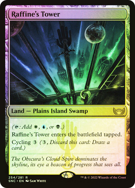 Raffine's Tower\nStreets of New Capenna\nSingle\nMagic The Gathering
