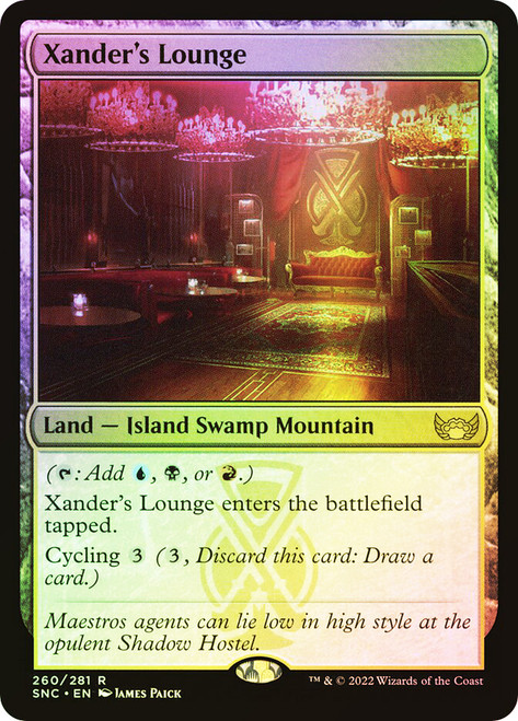 Xander's Lounge\nStreets of New Capenna\nSingle\nMagic The Gathering