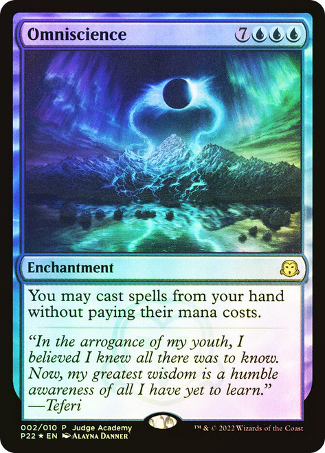 Omniscience (Judge)
Promo
Single
Magic: The Gathering