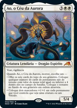 Ao, the Dawn Sky\nKamigawa: Neon Dynasty - Portuguese\nSingle\nMagic The Gathering