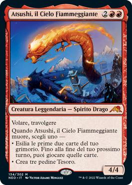 Atsushi, the Blazing Sky\nKamigawa: Neon Dynasty - Italian\nSingle\nMagic The Gathering