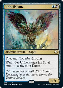 Baleful Strix\nAdventures in the Forgotten Realms Commander - German\nSingle\nMagic The Gathering