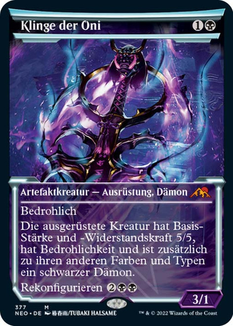 Blade of the Oni (Showcase)\nKamigawa: Neon Dynasty - Variants - German\nSingle\nMagic The Gathering