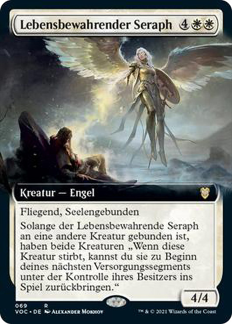 Breathkeeper Seraph (Extended Art)\nInnistrad: Crimson Vow Commander - Variants - German\nSingle\nMagic The Gathering