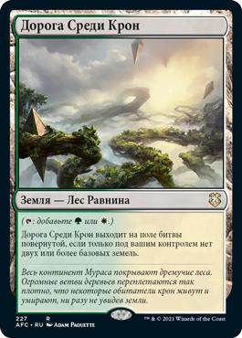 Canopy Vista\nAdventures in the Forgotten Realms Commander - Russian\nSingle\nMagic The Gathering