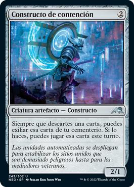 Containment Construct\nKamigawa: Neon Dynasty - Spanish\nSingle\nMagic The Gathering