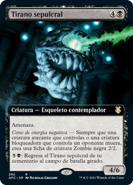 Death Tyrant (Extended Art)\nAdventures in the Forgotten Realms Commander - Variants - Spanish\nSingle\nMagic The Gathering