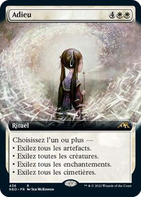 Farewell (Extended Art)\nKamigawa: Neon Dynasty - Variants - French\nSingle\nMagic The Gathering