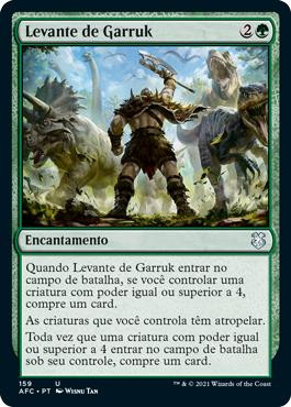 Garruk's Uprising\nAdventures in the Forgotten Realms Commander - Portuguese\nSingle\nMagic The Gathering