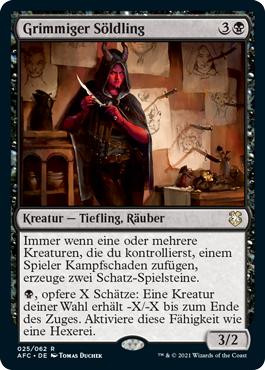 Grim Hireling\nAdventures in the Forgotten Realms Commander - German\nSingle\nMagic The Gathering