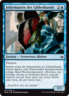Guildpact Informant (Planeswalker Deck)\nWar of the Spark - German\nSingle\nMagic The Gathering