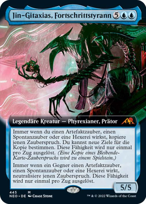 Jin-Gitaxias, Progress Tyrant (Extended Art) | Kamigawa: Neon