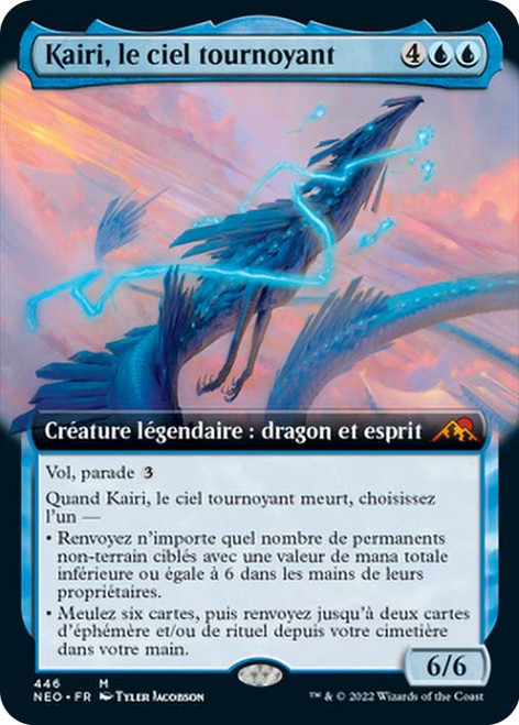 Kairi, the Swirling Sky (Extended Art)\nKamigawa: Neon Dynasty - Variants - French\nSingle\nMagic The Gathering