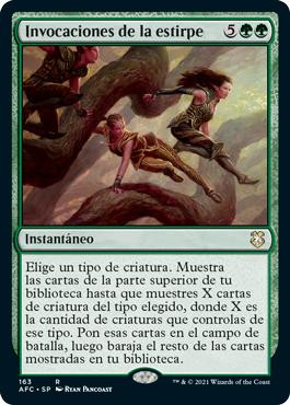 Kindred Summons\nAdventures in the Forgotten Realms Commander - Spanish\nSingle\nMagic The Gathering