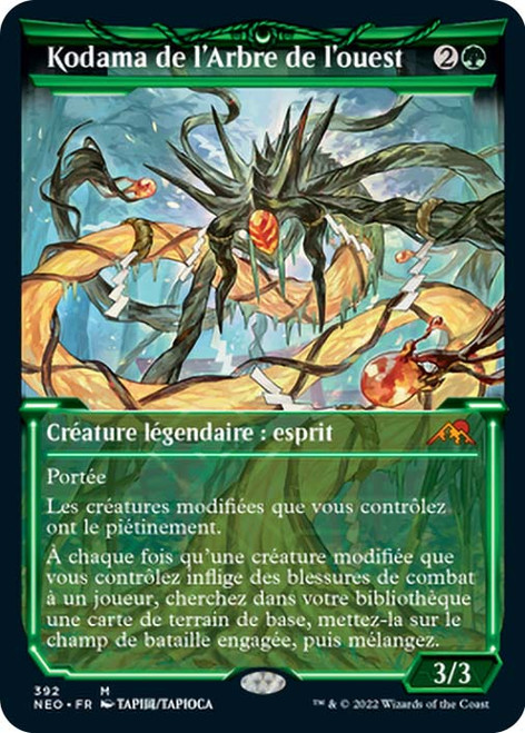 Kodama of the West Tree (Showcase)\nKamigawa: Neon Dynasty - Variants - French\nSingle\nMagic The Gathering