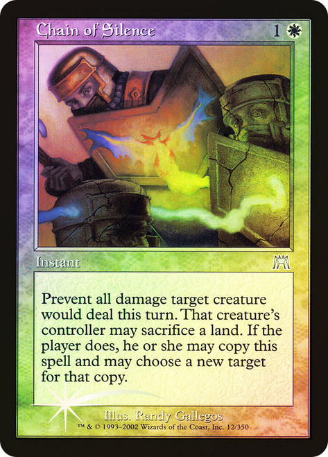 Chain of Silence\nOnslaught\nSingle\nMagic The Gathering