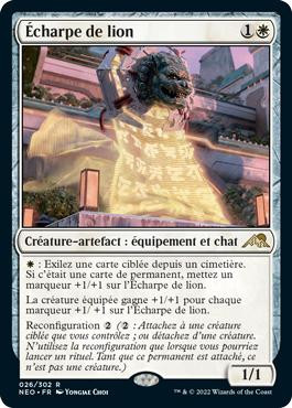 Lion Sash\nKamigawa: Neon Dynasty - French\nSingle\nMagic The Gathering