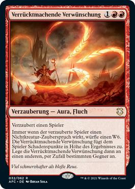 Maddening Hex\nAdventures in the Forgotten Realms Commander - German\nSingle\nMagic The Gathering