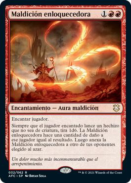 Maddening Hex\nAdventures in the Forgotten Realms Commander - Spanish\nSingle\nMagic The Gathering
