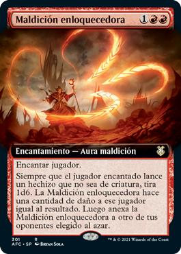 Maddening Hex (Extended Art)\nAdventures in the Forgotten Realms Commander - Variants - Spanish\nSingle\nMagic The Gathering
