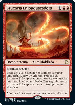 Maddening Hex\nAdventures in the Forgotten Realms Commander - Portuguese\nSingle\nMagic The Gathering