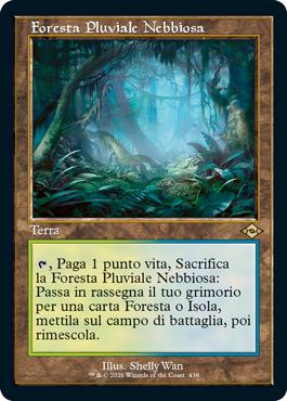 Misty Rainforest (Retro Frame)\nModern Horizons 2 - Variants - Italian\nSingle\nMagic The Gathering