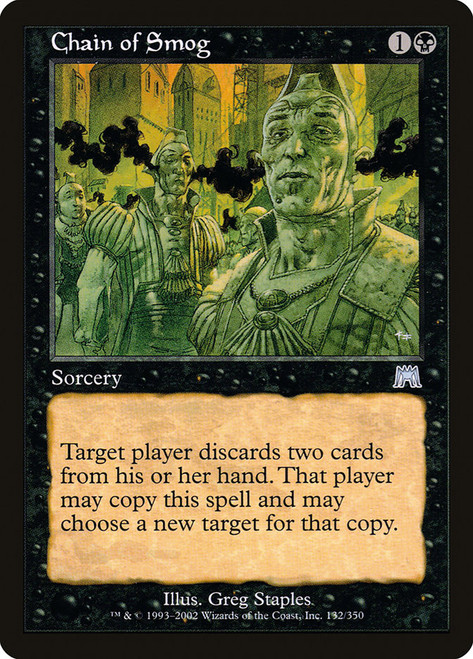 【MTG】[Foil] 煙霧の連鎖 / Chain of Smog 日本語版1枚 Chain of Smog | Onslaught - Chinese - Simplified | Star City Games