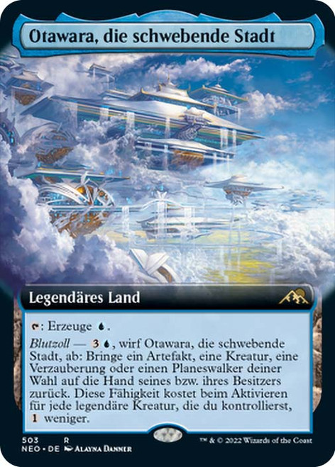 Otawara, Soaring City (Extended Art) | Kamigawa: Neon Dynasty 