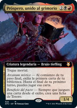 Prosper, Tome-Bound (Extended Art)\nAdventures in the Forgotten Realms Commander - Variants - Spanish\nSingle\nMagic The Gathering