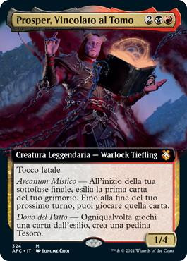 Prosper, Tome-Bound (Extended Art)\nAdventures in the Forgotten Realms Commander - Variants - Italian\nSingle\nMagic The Gathering