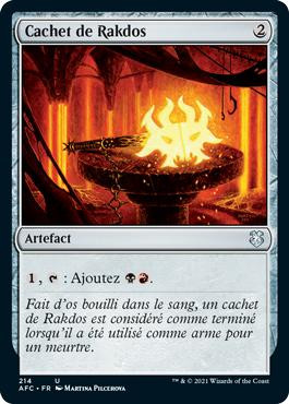 Rakdos Signet\nAdventures in the Forgotten Realms Commander - French\nSingle\nMagic The Gathering