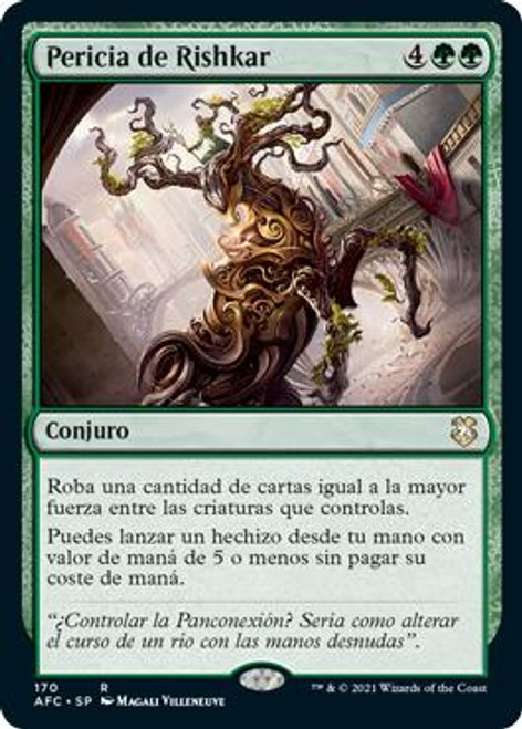 Rishkar's Expertise\nAdventures in the Forgotten Realms Commander - Spanish\nSingle\nMagic The Gathering