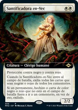Sanctifier en-Vec (Extended Art)\nModern Horizons 2 - Variants - Spanish\nSingle\nMagic The Gathering
