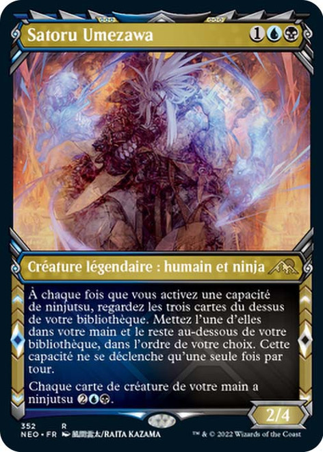 Satoru Umezawa (Showcase)\nKamigawa: Neon Dynasty - Variants - French\nSingle\nMagic The Gathering