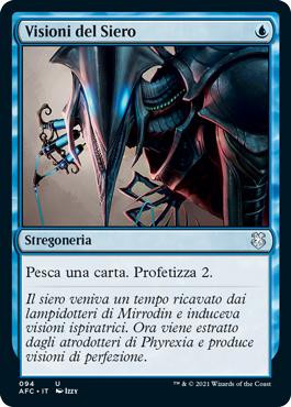 Serum Visions\nAdventures in the Forgotten Realms Commander - Italian\nSingle\nMagic The Gathering