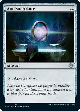 Sol Ring\nAdventures in the Forgotten Realms Commander - French\nSingle\nMagic The Gathering