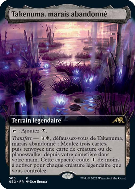 Takenuma, Abandoned Mire (Extended Art) | Kamigawa: Neon Dynasty