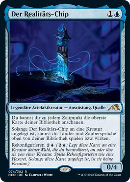 The Reality Chip\nKamigawa: Neon Dynasty - German\nSingle\nMagic The Gathering