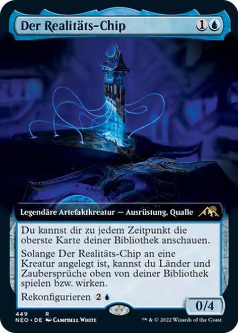 The Reality Chip (Extended Art)\nKamigawa: Neon Dynasty - Variants - German\nSingle\nMagic The Gathering