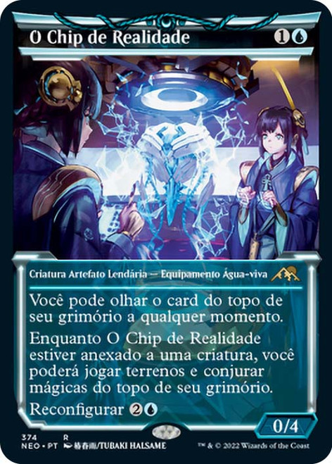 The Reality Chip (Showcase)\nKamigawa: Neon Dynasty - Variants - Portuguese\nSingle\nMagic The Gathering
