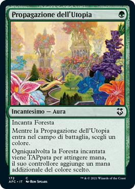 Utopia Sprawl\nAdventures in the Forgotten Realms Commander - Italian\nSingle\nMagic The Gathering