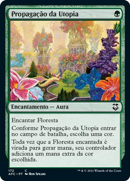 Utopia Sprawl\nAdventures in the Forgotten Realms Commander - Portuguese\nSingle\nMagic The Gathering