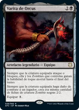 Wand of Orcus\nAdventures in the Forgotten Realms Commander - Spanish\nSingle\nMagic The Gathering