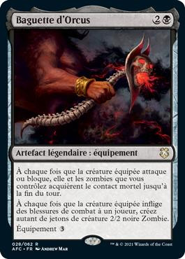Wand of Orcus\nAdventures in the Forgotten Realms Commander - French\nSingle\nMagic The Gathering
