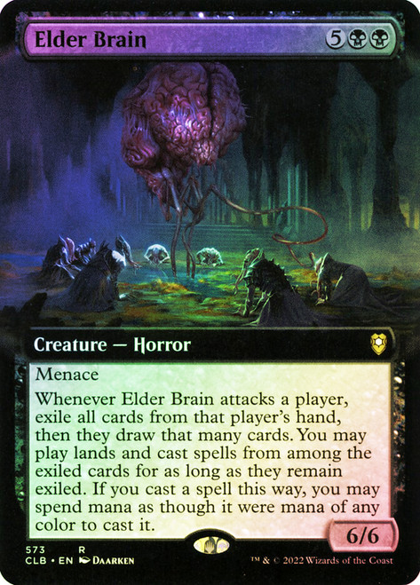 Elder Brain (Extended Art)\nCommander Legends: Battle for Baldur's Gate - Variants\nSingle\nMagic The Gathering