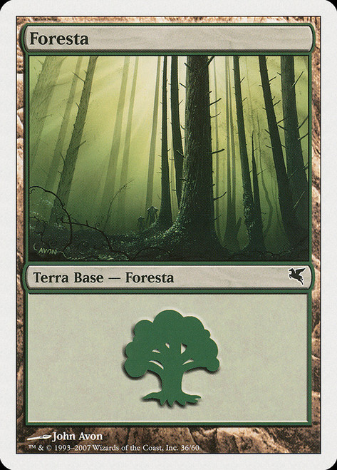 Forest (#36) (Elves &amp; Cats Decks)\nSalvat-Hachette - Italian\nSingle\nMagic The Gathering