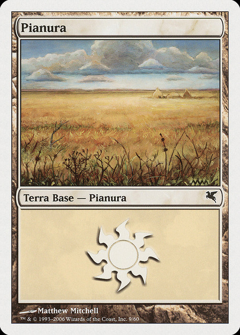 Plains (#09) (Angels Deck)\nSalvat-Hachette - Italian\nSingle\nMagic The Gathering
