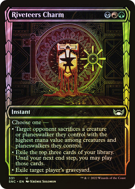 Riveteers Charm (Showcase)\nStreets of New Capenna - Variants\nSingle\nMagic The Gathering