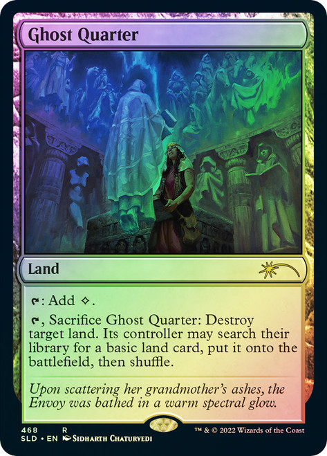Ghost Quarter (Secret Lair) (#468)\nPromo: General\nSingle\nMagic The Gathering