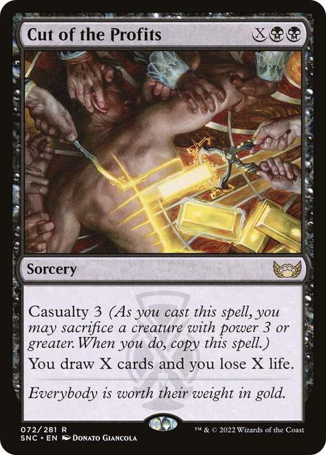Cut of the Profits\nStreets of New Capenna\nSingle\nMagic The Gathering
